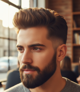 Mid Blowout Taper with Beard