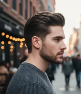 Low Blowout Taper Straight Hair