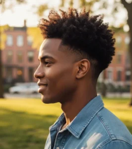 Mid Blowout Taper Afro