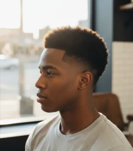 Clean Afro Blowout Taper