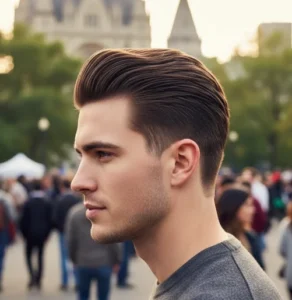 Low Blowout Taper Straight Hair