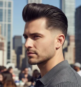 High Blowout Taper Straight Hair