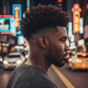 Mid Blowout Taper Afro