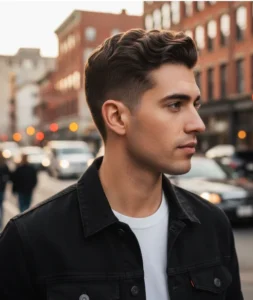 Short Wavy Blowout Taper