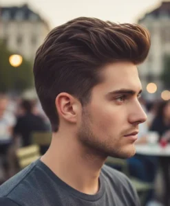 Short Blowout Taper Straight Hair