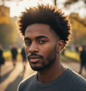 Blowout Taper Curly Hair Line Up