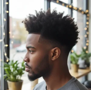 Textured Blowout Taper Black