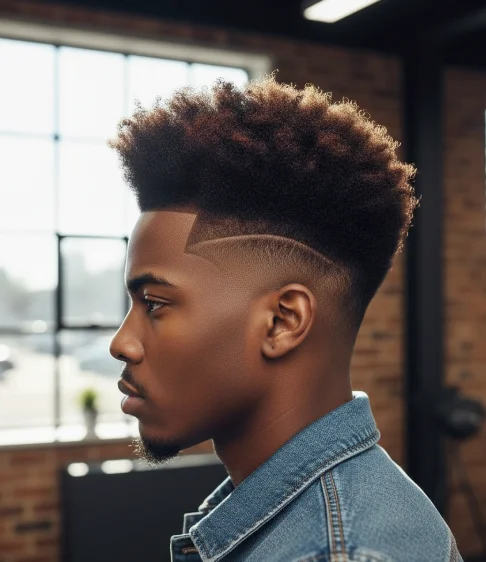 design blowout taper fade 