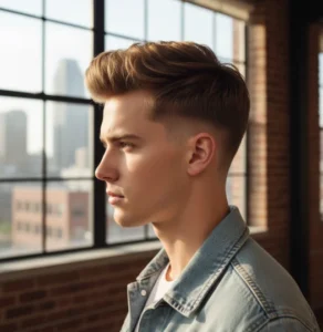 Fluffy Blowout Taper Fade