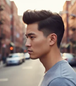 Mid Taper Blowout Fade