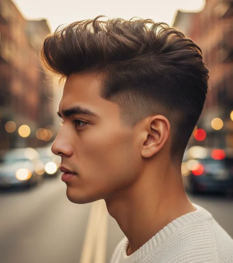 Blowout Taper Fluffy Hair