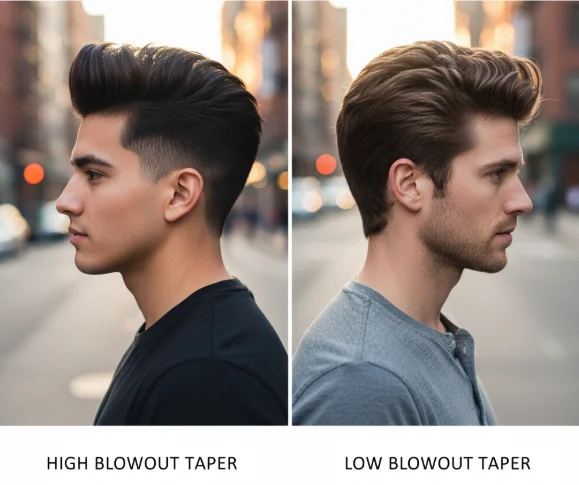 Blowout Taper vs Low Taper