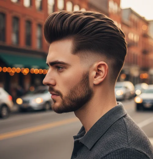 high blowout taper fade 