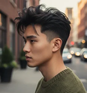 Textured Messy Blowout Taper