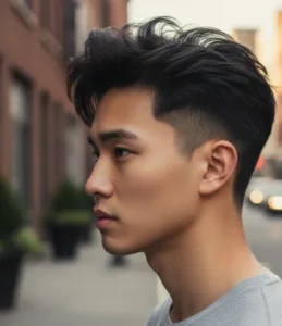 Casual Messy Blowout Taper