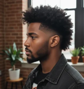 Textured Blowout Taper Mullet