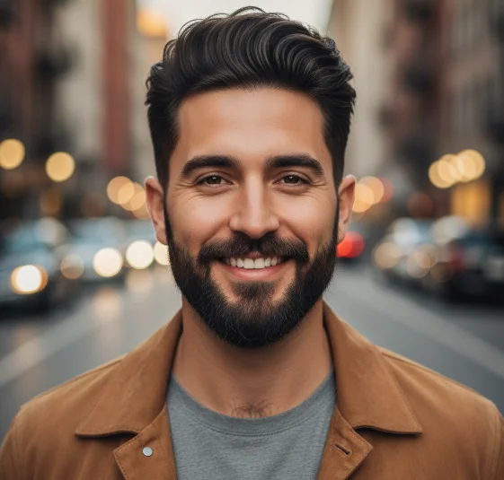 Blowout Taper Middle Part