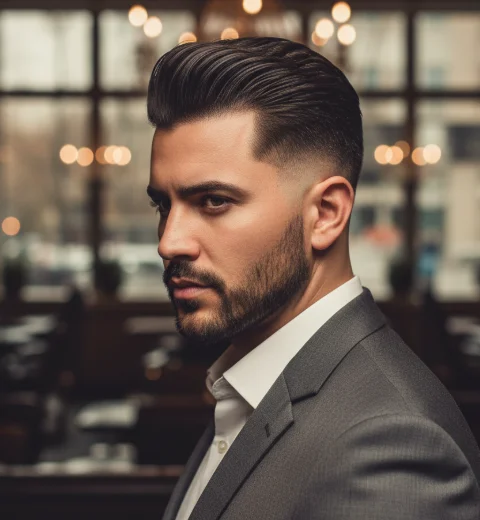 Blowout Taper Slick Back