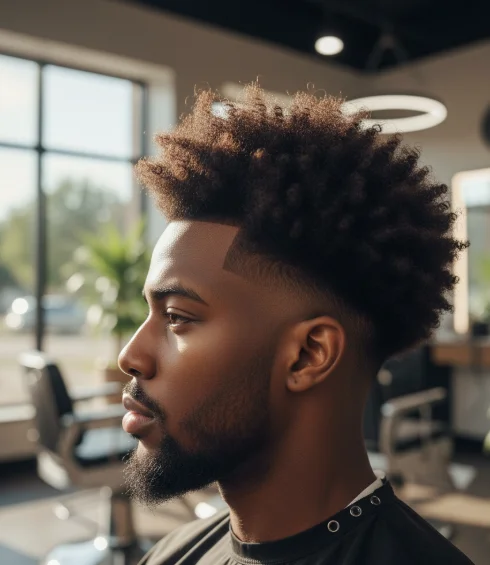 Mid Blowout Taper Black Style