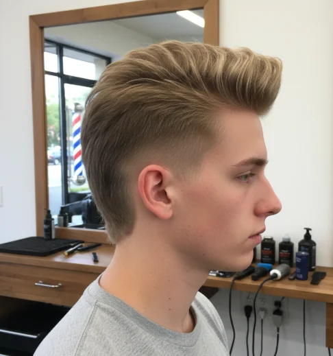 Short Mullet Blowout Taper